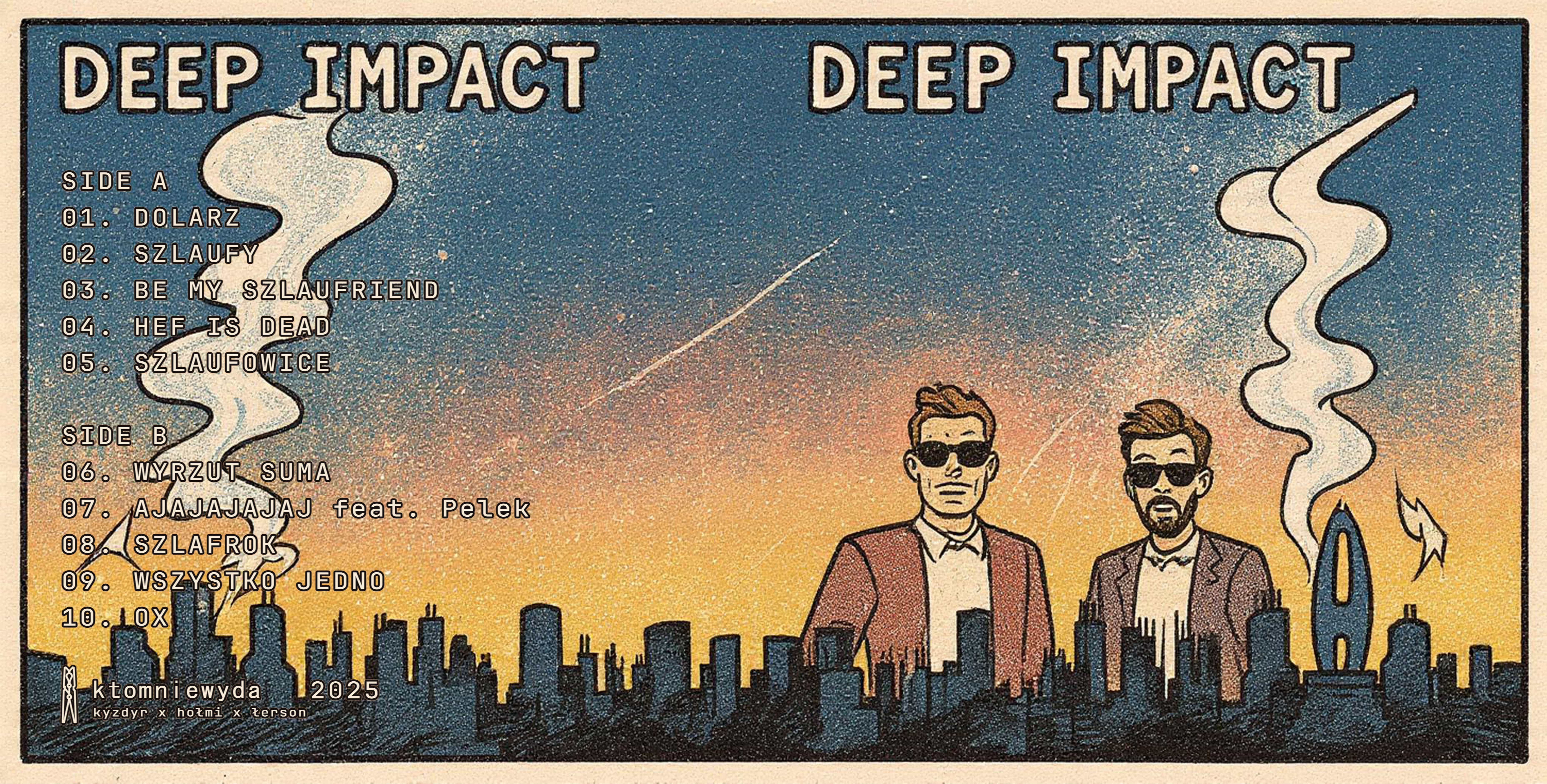 Okładka DEEP IMPACT LP
